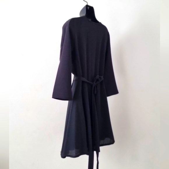 pure hype Dresses & Skirts - Black Wrap Mini Dress